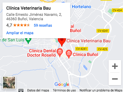 mapa clinica bau buñol