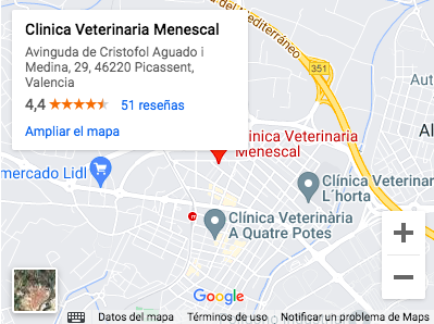 mapa veterinaria menescal picassent